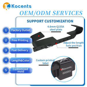 Nhiệm vụ nặng nề tái sử dụng cao an ninh Vận chuyển <span class=keywords><strong>container</strong></span> khóa <span class=keywords><strong>container</strong></span> rào cản con dấu Cửa Khóa hàng hóa <span class=keywords><strong>container</strong></span> ổ khóa - Product Image 4