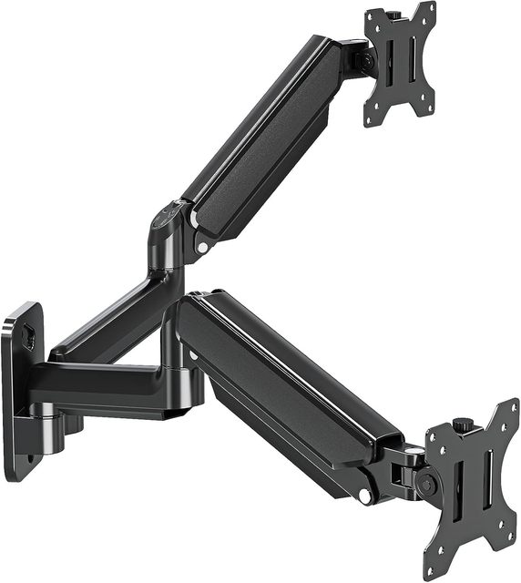 Adjustable Monitor Arm Wall Mount Bracket for Ergonomic Desk Setup