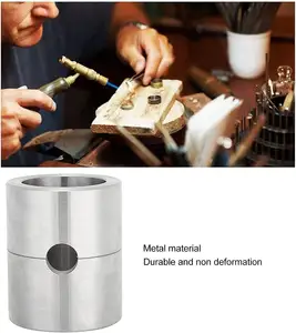Forme cylindrique bijoux en aluminium moulage sous pression bricolage bijoux en métal coulée conteneur métal moulage sous pression