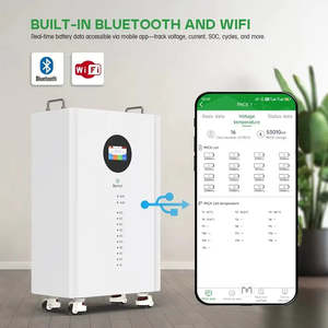 Système d'énergie solaire hors réseau avec batterie lithium 51,2 V 100 Ah 5 kWh pour stockage d'énergie domestique - Product Image 4
