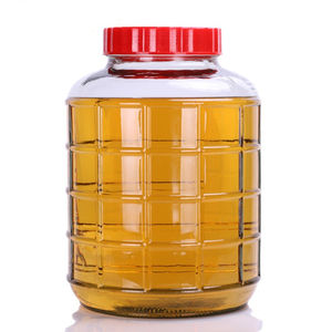 Barattolo di <span class=keywords><strong>Vetro</strong></span> <span class=keywords><strong>Sottovuoto</strong></span> con Coperchio in Plastica, Contenitori Sigillati, Grande Barattolo di <span class=keywords><strong>Vetro</strong></span> - Product Image 1