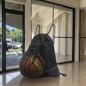 Sac à dos à cordon en nylon imperméable grande capacité pour les voyages en plein air, la salle de sport, le cyclisme, le basketball, le football et les sports - Product Image 3