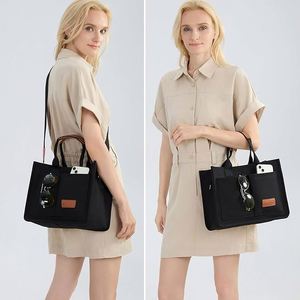 Échantillon Gratuit – Sac de Courses Extra Large en Polyester Noir Réutilisable avec Cordon de Serrage et Fermeture Éclair – Idéal pour les Courses du Week-end, la Plage ou les Nuits Passées - Product Image 3