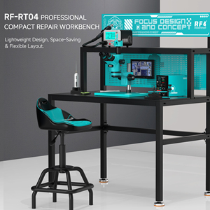 Banco da Lavoro RF4 RT04 per <span class=keywords><strong>Laboratorio</strong></span> <span class=keywords><strong>con</strong></span> Ripiano Portaoggetti e Piedini Regolabili per Laboratori Elettronici, R&D e Stazioni di Riparazione - Product Image 5