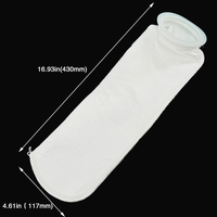 Collerette en plastique pour filtre industriel PP pour le traitement de l'eau 4.61*16.93in/117*430mm