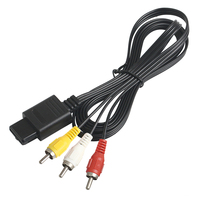 1.8M 6ft Av Tv Rca Video Cord Kabel Voor Snes Game Cube Voor Nintend N64/64 Game Kabel voor Sfc 2 Audio Output Connectors