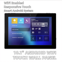 Nouvel écran tactile de 10,1 pouces, écran tactile LCD capacitif portable Full HD pour montage mural, tablette professionnelle DC en métal