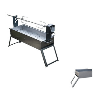 Parrilla Eléctrica Giratoria Automática de Carbón con Construcción Metálica para <span class=keywords><strong>Barbacoa</strong></span> al Aire Libre - Product Image 5