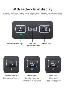 <span class=keywords><strong>Teléfono</strong></span> móvil Android IOS 58mm 2 pulgadas Pocket POS Bill Makers con batería grande USB/Blue T impresora térmica para gasolinera H22 - Product Image 4