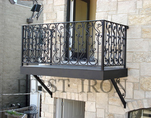 Balustrades de balcon en fer forgé <span class=keywords><strong>noir</strong></span> antique - Product Image 6