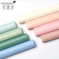 Shinewrap Usine En Gros 58*58CM Papier D'emballage Fleur Étanche Joyeux Anniversaire Fleur Papier D'emballage Fleuriste Papier D'emballage