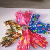 Sarung Tangan Berkebun Ringan dan Bernapas dengan Motif Bunga untuk Menanam, Menyiangi, dan Pekerjaan di Kebun