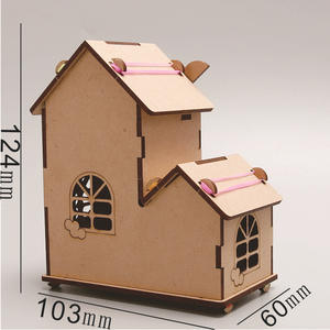 ชุดทดลองวิทยาศาสตร์บ้านไม้พลังงานแสงอาทิตย์ DIY ของขวัญเด็ก งานฝีมือขนาด<span class=keywords><strong>เล็ก</strong></span> ของเล่นสำหรับโรง<span class=keywords><strong>เรียน</strong></span>ประถมศึกษาและอนุบาล ขายส่ง - Product Image 4