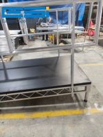 Rampe de scène pliable en aluminium testée ESI TUV, légère, pour fauteuils roulants, pour intérieur/extérieur, fêtes, spectacles, salons professionnels