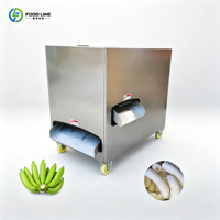 Automatische hogesnelheids industriële groene plantain/bananen schilmachine, machine voor het schillen van volwassen bananen