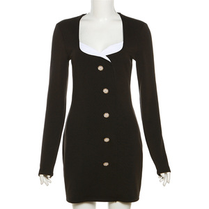 <span class=keywords><strong>เด</strong></span><span class=keywords><strong>รส</strong></span>เข้ารูปแขน<span class=keywords><strong>ยาว</strong></span>คอเหลี่ยมสำหรับผู้หญิง, <span class=keywords><strong>เด</strong></span><span class=keywords><strong>รส</strong></span>เข้ารูปหลากสีเทรนด์แฟชั่นฤดูใบไม้ร่วง2025 - Product Image 1