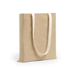Sac en papier laminé naturel, merchandising durable - Product Image 2