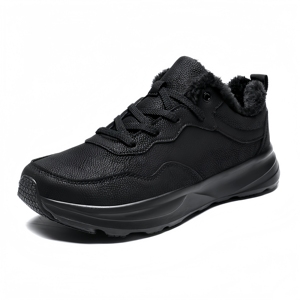 Chaussures décontractées polyvalentes entièrement noires, confortables et légères, idéales pour les trajets quotidiens et les activités sportives en extérieur - Product Image 5