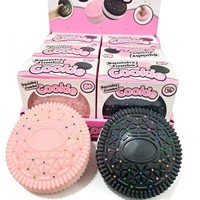 Jumbo Squishy Cookies : Jouets anti-stress à presser facilement, à récupération lente, jouets sensoriels