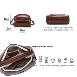 New Retro Women's Leather Shoulder Bag Hot Genuine Leather Fashion Luxury <strong>Branded</strong> Women's <strong>Mini</strong> Bags for Ladies' Daily Use - Product Image 6