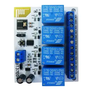 4 Ch DC 5V/12V IOS Android BLE 4,0 5,0 Módulo de relé 2,4G RF Control remoto Módulo IOT Comando Personalización Placa de interruptor