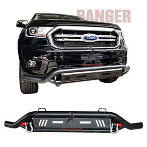 4x4 Pickup off Road Travel Frame Parachoques delantero de acero desmontable Barra de empuje para Toyota Hilux <span class=keywords><strong>Vigo</strong></span> Revo Rocoo Tacoma - Product Image 2