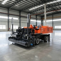 Robot de nivellement de sol en béton Hwaon, machine automatique à laser, système entièrement hydraulique, moteur Changchai, 4x4 hydraulique