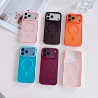 Coque de téléphone magnétique antichoc de haute qualité pour iPhone 17 18 Pro Max, finition mate douce au toucher, personnalisable