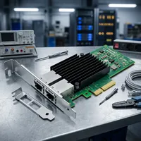 Carte réseau dédiée Vision HT-I350 PCIe 2x Gold Finger 10GbE, carte réseau serveur à port unique, port RJ45