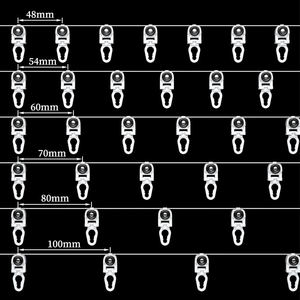 Ripple Fold Curtain Track Runners S Wave Fold Curtain Tape Track Curtain Glider Small - Product Image 2