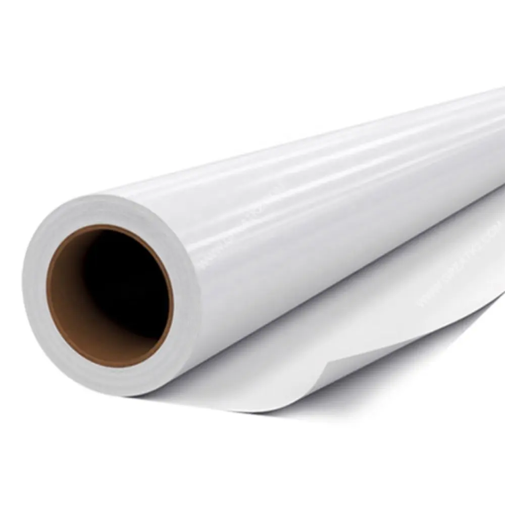 PVC 비닐/인쇄 비닐/고품질 광택/무광택 흰색 PVC 자체 접착 비닐 필름 댄스 플로어 웨딩 장식