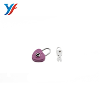 Mini cadenas en métal en forme de cœur pour journal intime, clé décorative avec design unique en forme de cœur, fabriqué en Chine