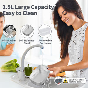 Özelleştirilmiş 12 V 24 V Araba Kamyon Kullanımı 110V 220V Ev Ofis Kullanımı Taşınabilir 304 Paslanmaz Çelik Yiyecek Isıtıcı Elektrikli Öğle Yemeği Kutusu - Product Image 6