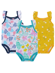 Ingrosso Confezione da 5 Pezzi Tutine per Neonati Manica Lunga 100% Cotone Pagliaccetti Estivi per Bambine <span class=keywords><strong>Abbigliamento</strong></span> per Neonati - Product Image 1