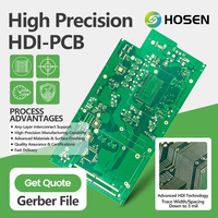 NOUVEAUTÉS 2026 Fabricant chinois de cartes de contrôle intelligentes multicouches HDI personnalisées 1,6 mm pour la maison connectée OEM/ODM PCBA tout-en-un avec finition ENIG