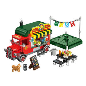 Set de Bloques de Construcción de Camión de Tacos Mexicano, 615 Piezas, Modelo de Carrito de Comida, Juguete STEAM, Decoración para el Hogar, Regalo para Niños - Product Image 1