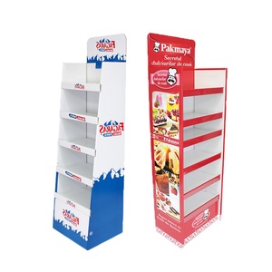 Expositor Publicitario LED de 3 Niveles Personalizado 2023, Estante Plegable de Cartón para Productos de Belleza y Cosméticos con Video - Product Image 3