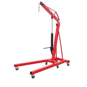 2 Ton 3ton Manual Folding Car Engine Lift Hydraulic Lift Workshop Crane