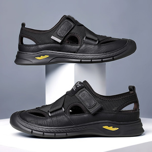 รองเท้าแตะแบบสวมสำหรับผู้ชาย ระบายอากาศได้ดี พื้นยาง น้ำหนักเบา ใส่สบาย เหมาะสำหรับใส่ลำลอง เดินชายหาด และกิจกรรมกลางแจ้ง - Product Image 2
