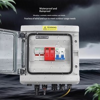 Boîtier de distribution solaire DC 500V/1000V 8 voies IP65 étanche à la poussière pour systèmes photovoltaïques raccordés au réseau et hors réseau