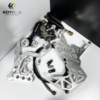 Kit de frein arrière KOTORQ Surron Ultra Bee, conversion de frein à pied, double étrier, support CNC, amélioration des performances de la moto électrique tout-terrain