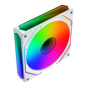 Ventilateur de refroidissement CPU ARGB Prism 6e génération 12 cm 5V 3 broches/4 broches PWM à contrôle de température pour boîtier d'ordinateur, dissipateur thermique en plastique - Product Image 3