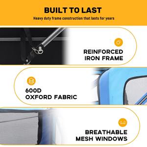 <span class=keywords><strong>Remolque</strong></span> de Carga para Bicicleta de Alta Resistencia, Capacidad de Transporte de 50 kg, Carrito de Arrastre, Vagón de Hierro Duradero con Rodamientos de Bolas, Nuevo - Product Image 6