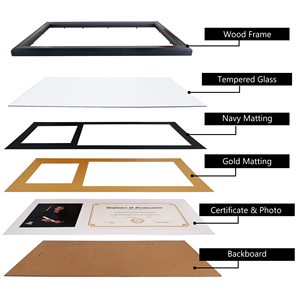 2x7 ए 4 के साथ पर्यावरण अनुकूल अनुकूलित स्नातक डिप्लोमा प्रमाणपत्र फोटो फ्रेम - Product Image 6