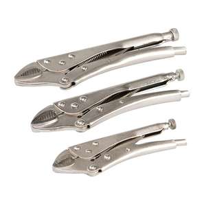 Silverline Self Locking <b>Pliers</b> <b>Set</b> 3pce 3pce - Product Image 1