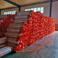 Rouleau d'isolation en laine de verre compressée sous vide AS/NZS 1530.1 1530.3 R1.5 65 mm d'épaisseur, matériau de construction ignifuge pour l'Australie