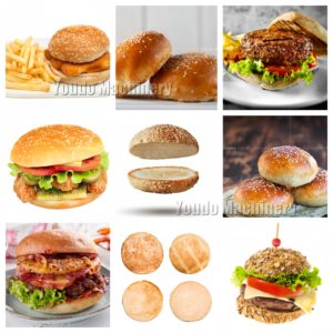 Hot bán dọc Lò Nướng Bánh của bánh hamburger bánh mì làm Burger Bun Lò Nướng Bánh Hamburger máy cho nhà hàng - Product Image 5