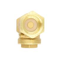 Clapet anti-retour horizontal en laiton de haute qualité DN15-DN50 pour eau, dispositif anti-refoulement, joint EPDM durable