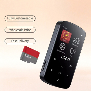 เครื่องเล่น MP4 หน้าจอสัมผัสแบบเต็มจอ ขายส่ง พร้อมบลูทูธ 5.0 และเสียงคุณภาพสูงแบบไม่สูญเสีย สำหรับเล่นกีฬา วิ่ง เป็นของขวัญ  รับทำโลโก้ตามสั่ง  ตัวเครื่องทำจากพลาสติก - Product Image 6