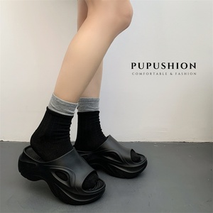<strong>2026</strong> New Style <strong>Fashionable</strong> Thick Bottom Comfortable Women's Summer Wear EVA Shit-feeling Vacation Beach Seaside <strong>Sandals</strong> Sweet - Product Image 4